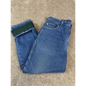 L.L. Bean Men's Jeans Size‎ 40x30 Classic Fit Fleece-Lined Straight Leg Denim